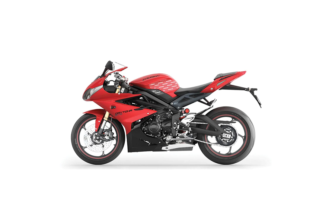 Stompgrip hybrid, Volcano, for Triumph Daytona 675(R)/Str Triple