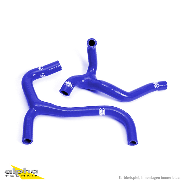 SAMCO SPORT Silicone Hose Kit Blue for Honda CRF450R Model Year 2003-2004