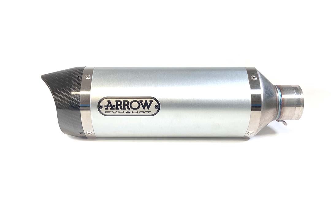 ARROW THUNDER Exhaust for Yamaha MT07 / Tracer 700 2014-2020, Aluminium with Carbon End Cap (Only with ARROW Header)