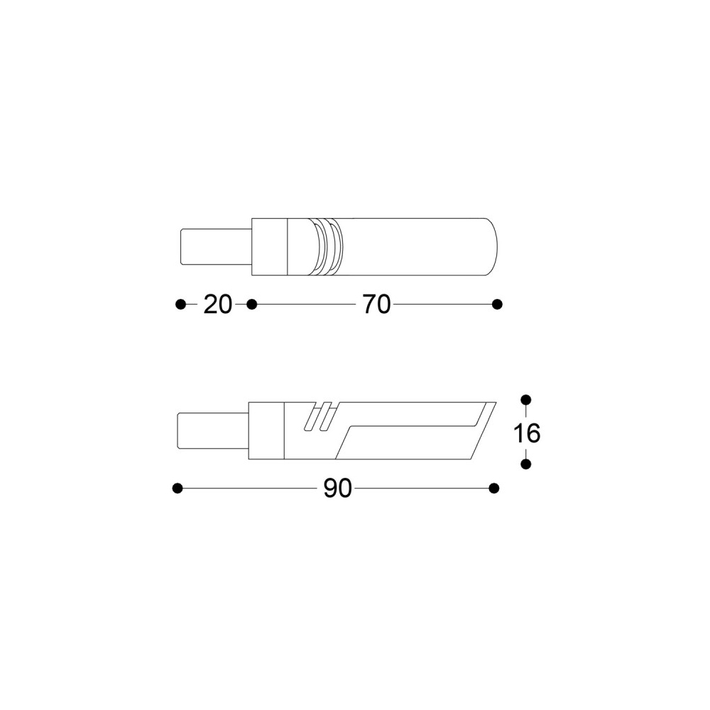 Barracuda flasher light, turn signal IDEA B-LUX green