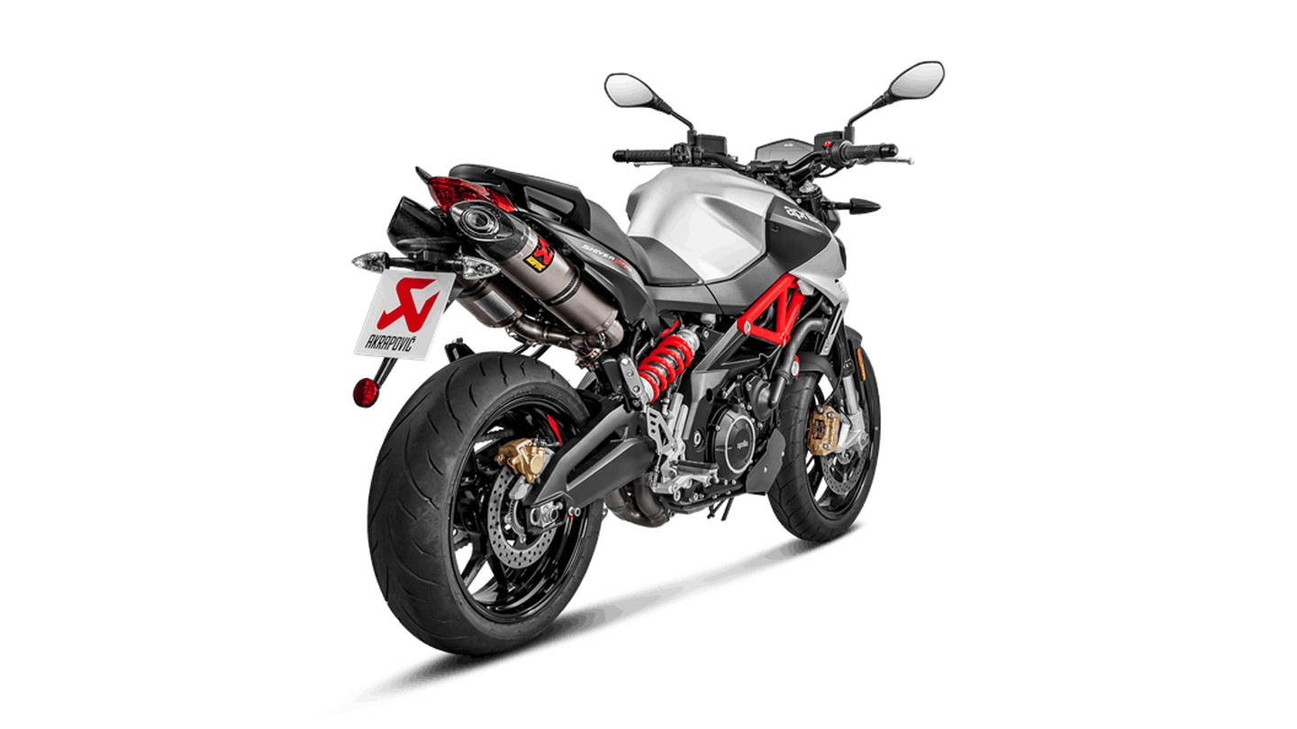 Akrapovic Slip-On Line (Titanium) silencer for Aprilia SHIVER 900 year 2017-2020
