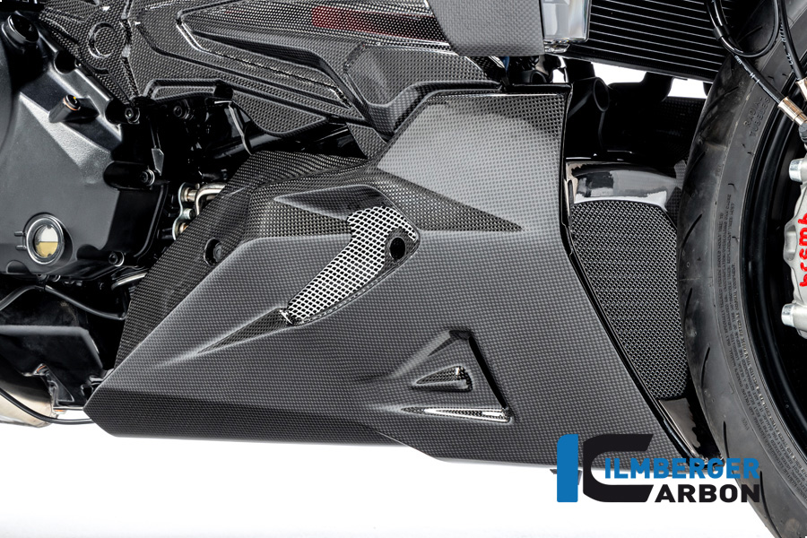 Ilmberger Carbon Belly Pan right side R/S, Glossy, Ducati Diavel 1260, 2019-