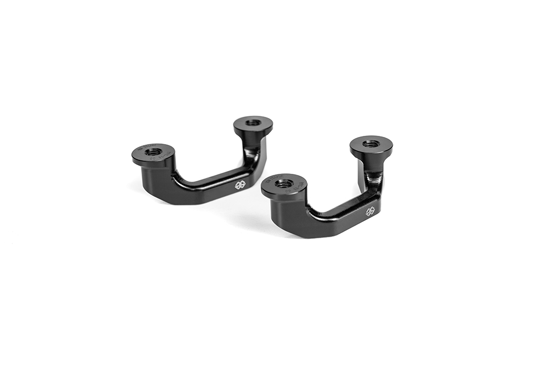 Gilles Pillion Peg Carrier Cover, black, for Yamaha, RM39