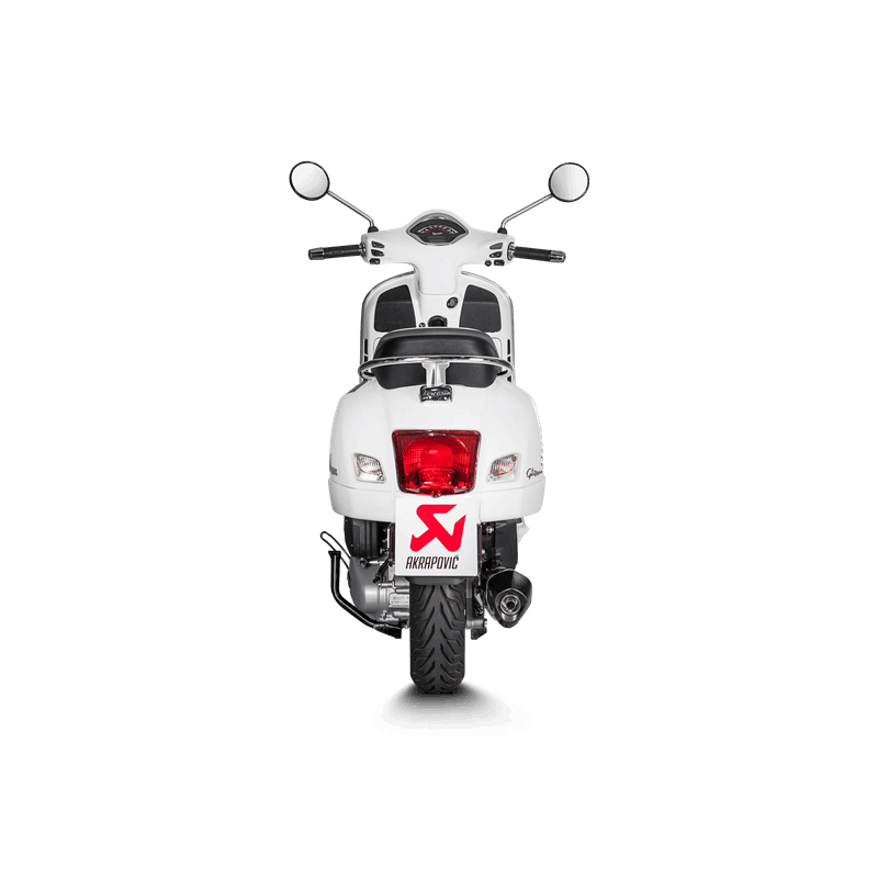 Akrapovic Slip-On Line (SS) silencer for Vespa GTS 125/150 i.e Super year 2017-2018