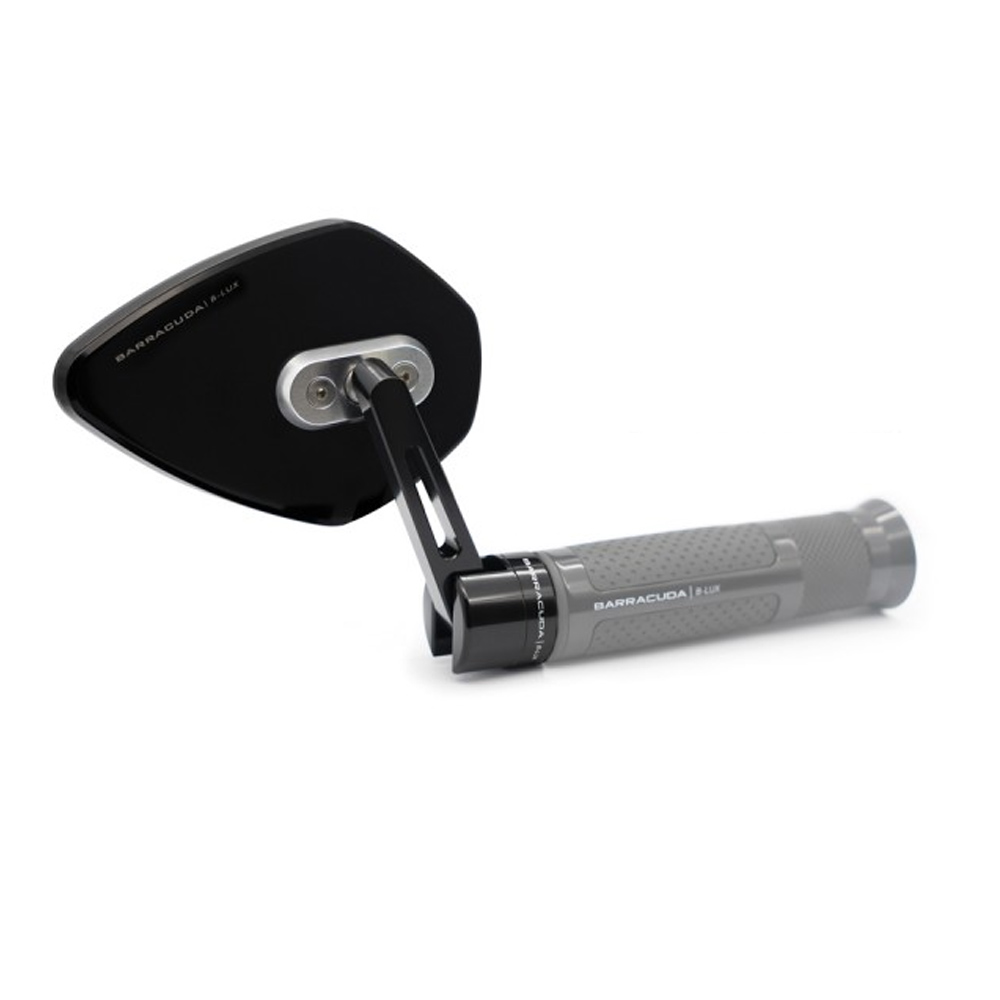 Barracuda SKIN-X BAR END B-LUX Bar End Mirror, Black