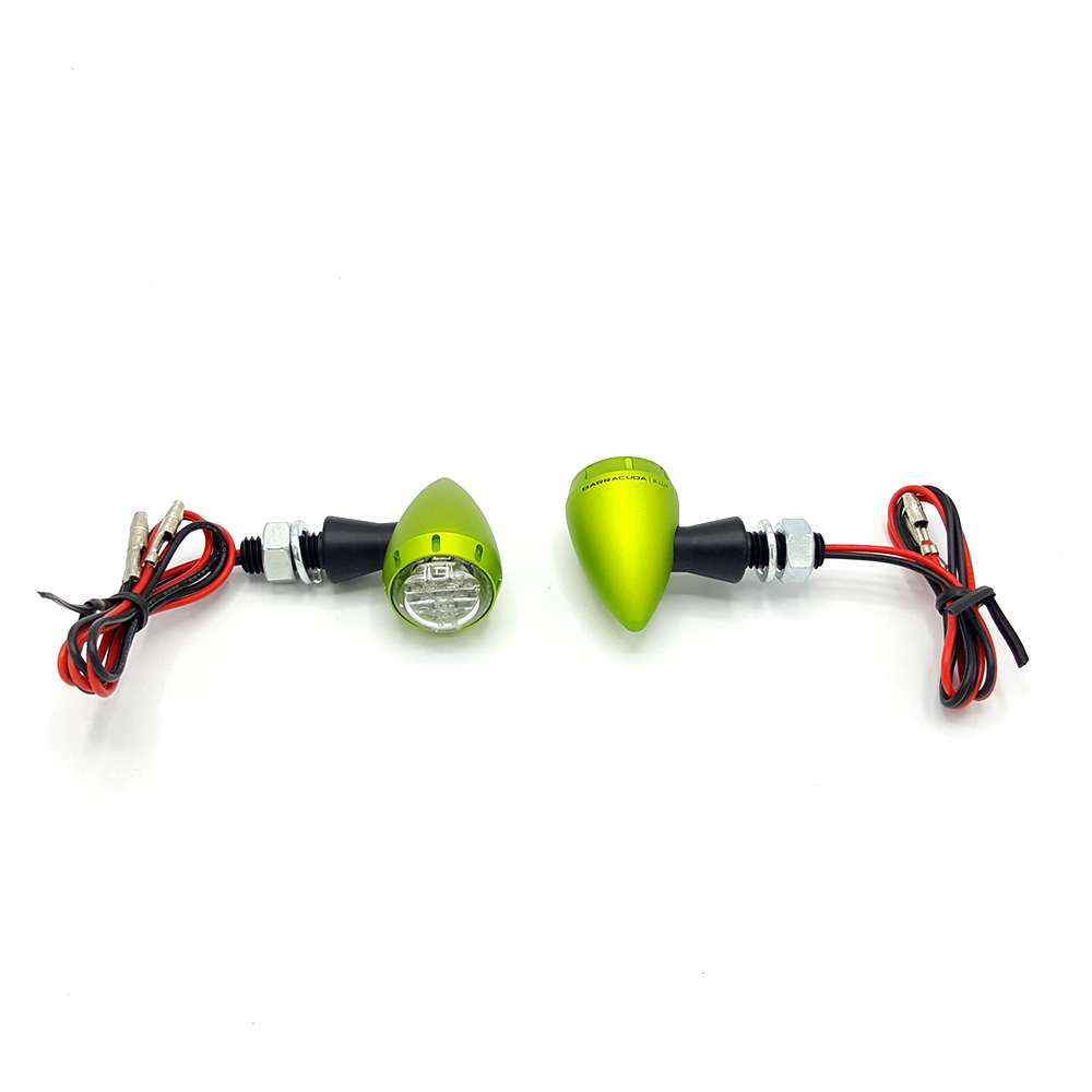 Barracuda flasher light, turn signal S-LED B-LUX green