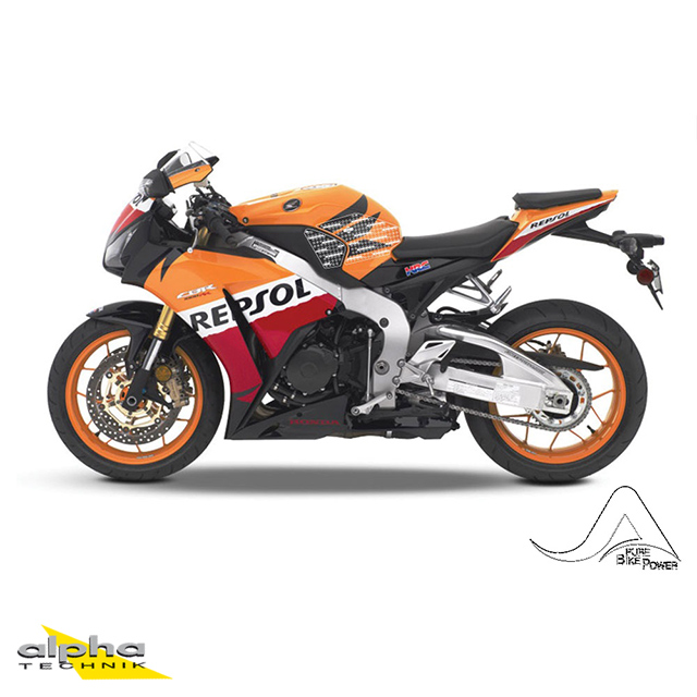 Stompgrip black, Volcano, for Honda CBR1000RR, 2012-2016