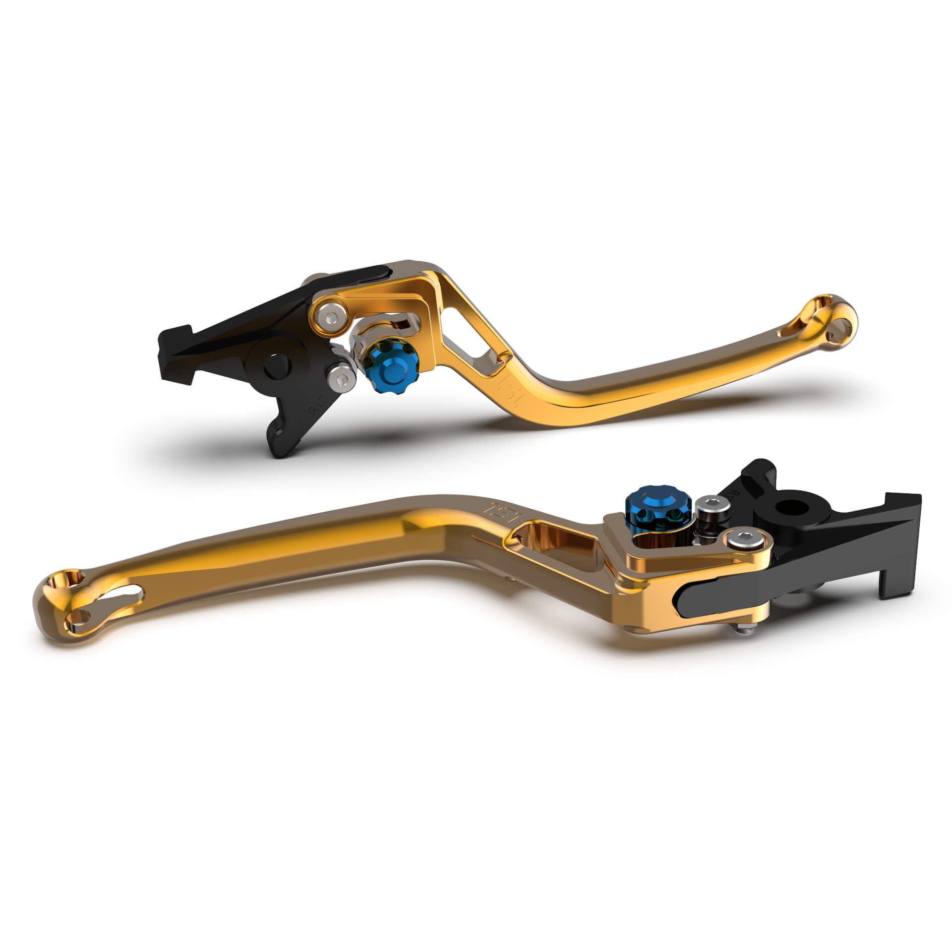 LSL BOW Brake Lever R18R, gold/blue