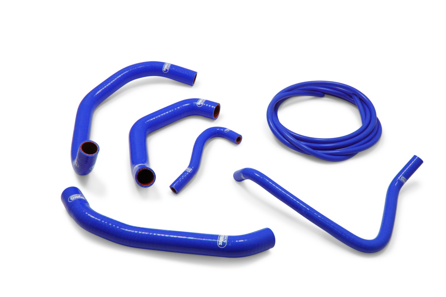 SAMCO SPORT Silicone Hose Kit 6-piece blue for Kawasaki GTR1400 Model Year 2008-2009