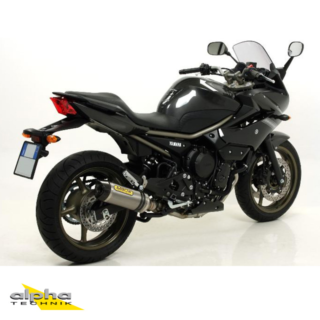 ARROW THUNDER Exhaust for Yamaha XJ6 Diversion 2009-2016, Aluminium (Only for ARROW Headers)