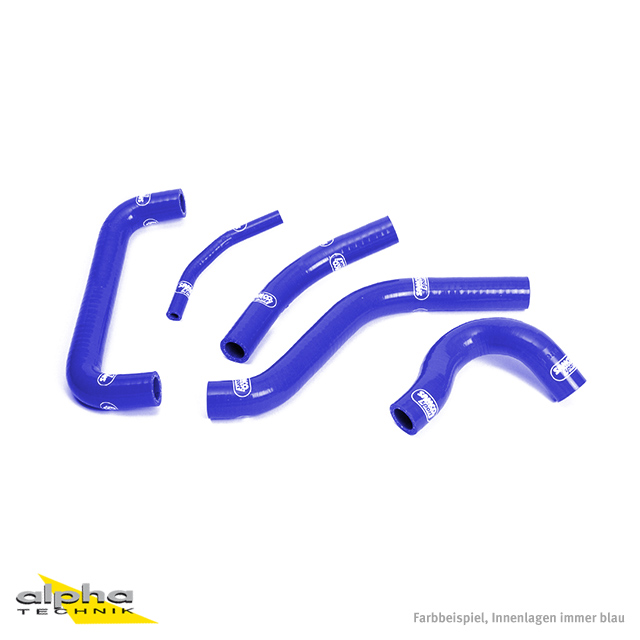 SAMCO SPORT Silicone Hose Kit blue for Suzuki RMZ450 Model Year 2004-2005