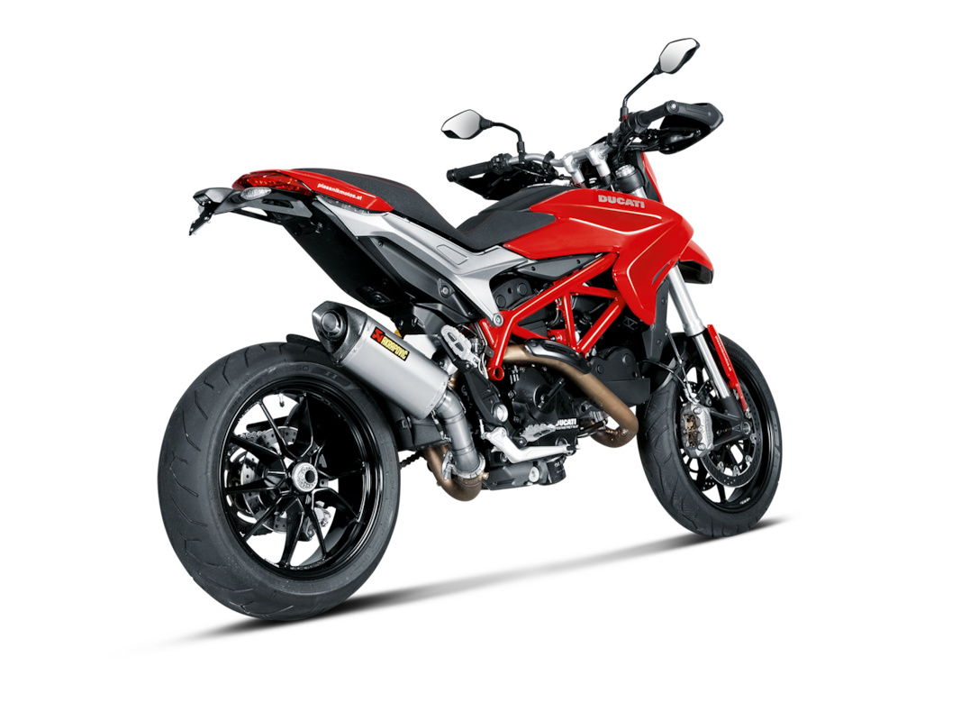 Akrapovic Link Pipe (Titanium) exhaust system for Ducati Hypermotard model year 2013-2018 Hyperstrada model year 2013-2018