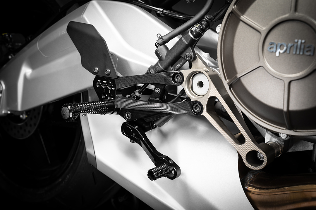 GILLES FXR Rearset for Aprilia RS660, KS, 2021, black