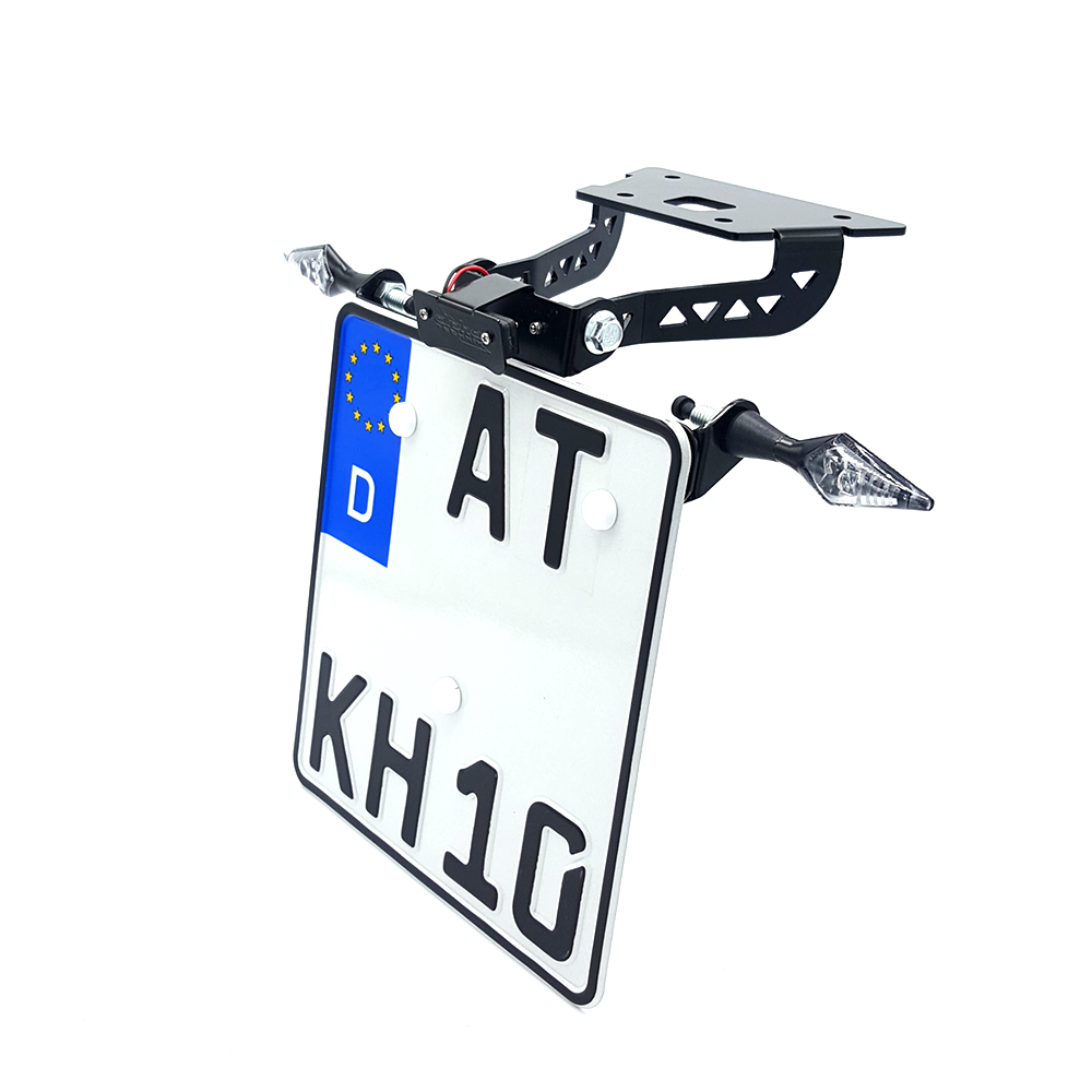 alpha Technik Licence Plate Holder for Kawasaki Z300; Type ER300A; Model Year 2015-