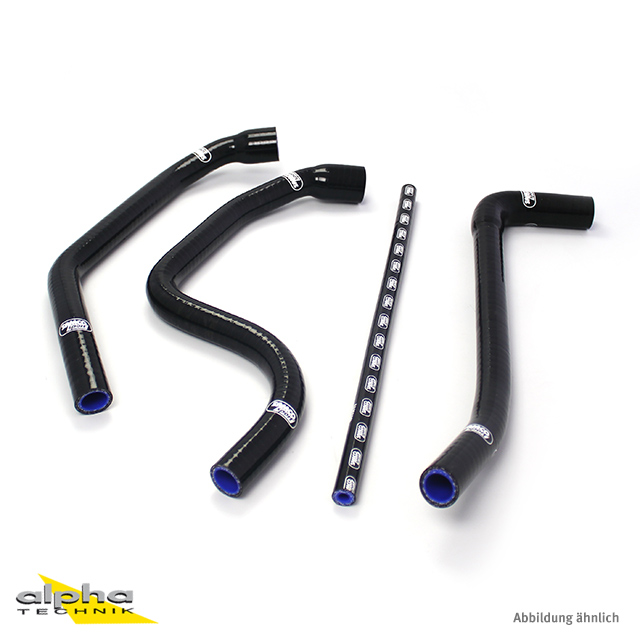 SAMCO SPORT Silicone Hose Kit Black for Triumph Tiger 1050 Model Year 2007-2012