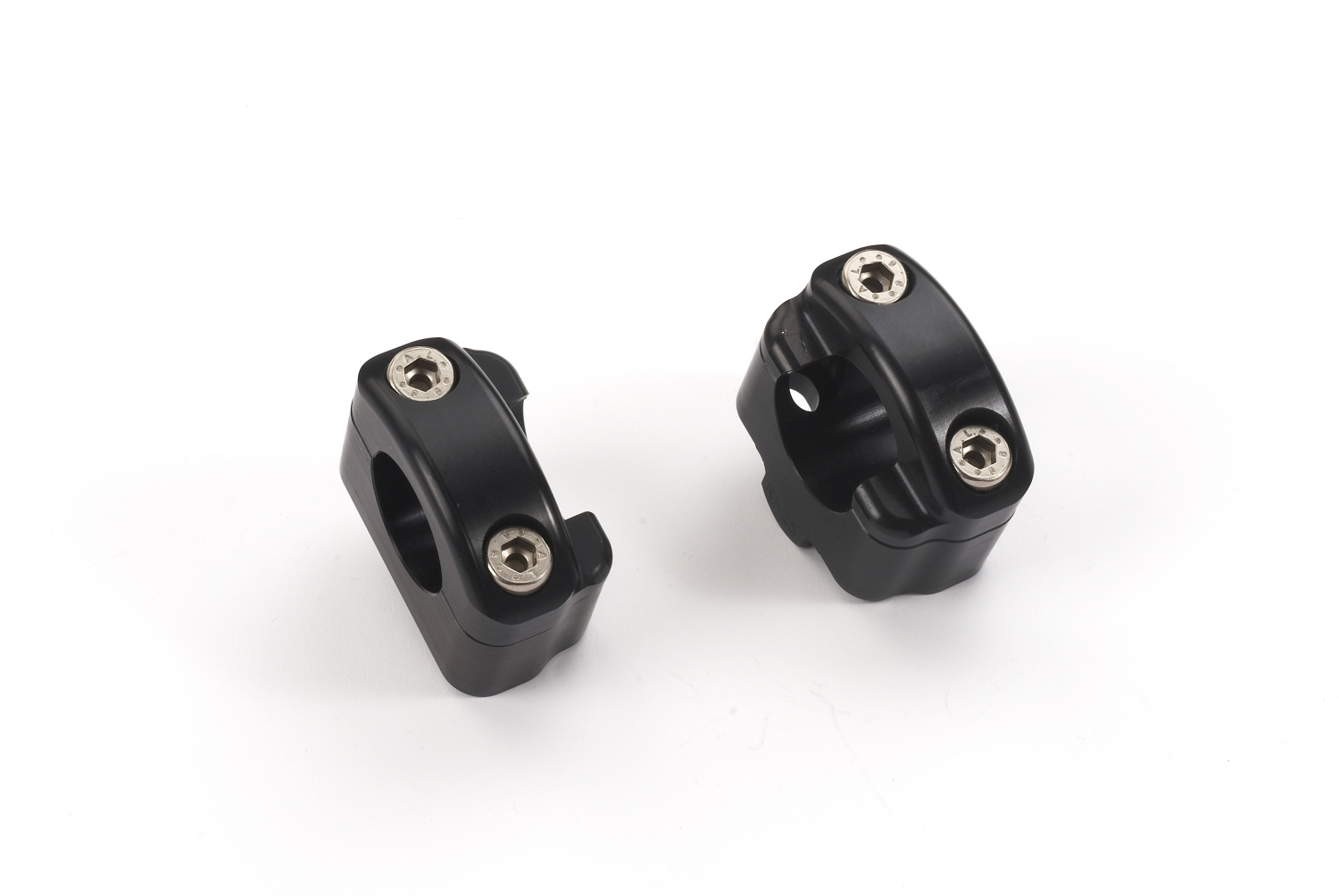 LSL Handlebar Risers Ø22.2/Ø28.6/Black, +25mm