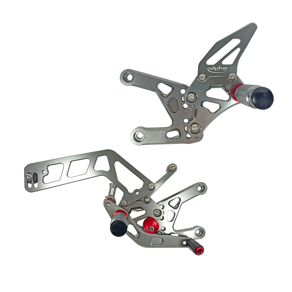 >TRACK< footrestenanlage, titanium finish, Yamaha MT10 2016- ABE