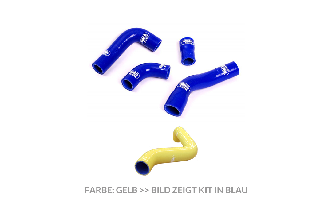 SAMCO SPORT Silicone Hose Kit, yellow, for Yamaha TRX850 Model Year 1996-2000
