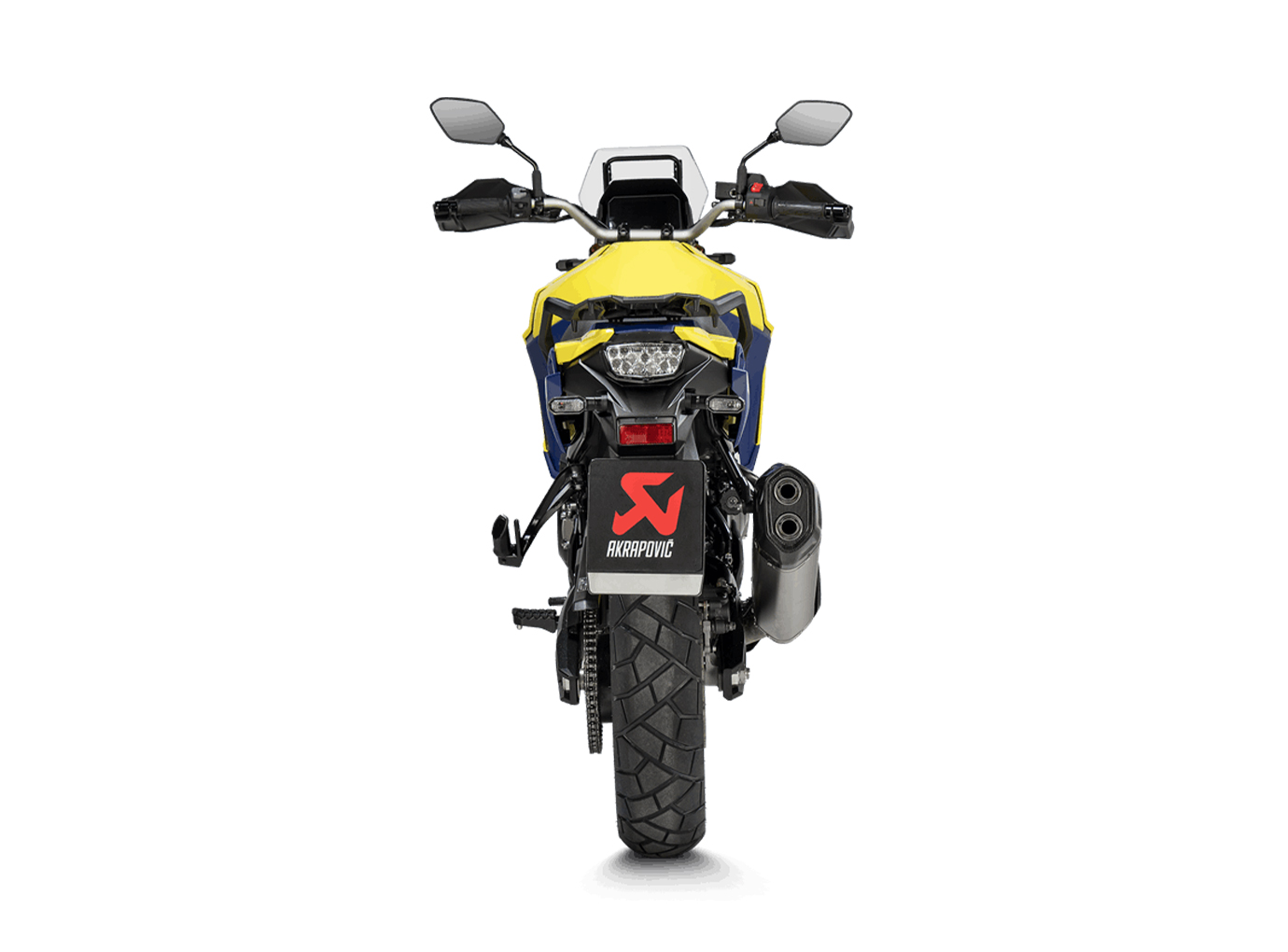 Akrapovic Slip-On Line (Titanium) Exhaust for Suzuki V-Strom 800 Model Year 2022-2025