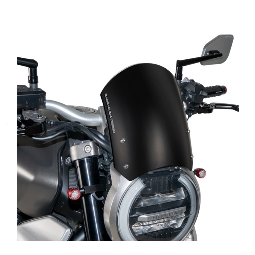 Barracuda Aerosport Black Aluminium Windscreen for Honda CB1000R (2018), Honda CB650R (2019 - 2023)