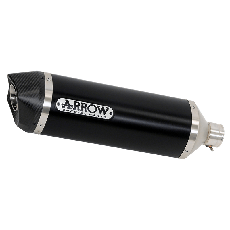 ARROW RACE TECH Exhaust for Benelli TRK 502X 2018- in black aluminium