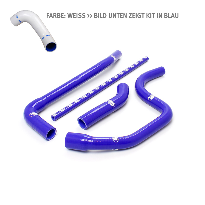 SAMCO SPORT Silicone Hose Kit, White, for Triumph Daytona 955i Speed Triple 1050i Model Year 2005-2010
