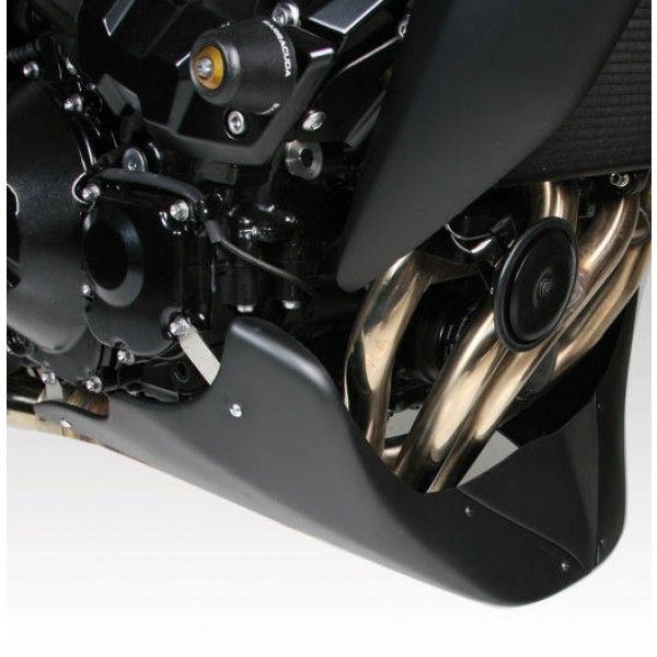 Barracuda AEROSPORT Belly Pan for Kawasaki Z750 2007 - 2014, Z750R 2011 - 2014, Z1000 2007 - 2009, Unpainted Matt Black