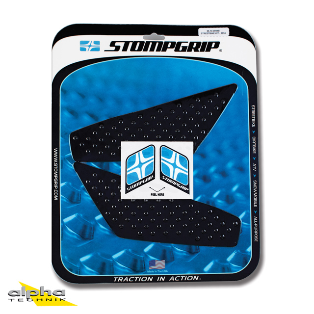 Stompgrip black, Volcano, for BMW F800R, 2009-2018