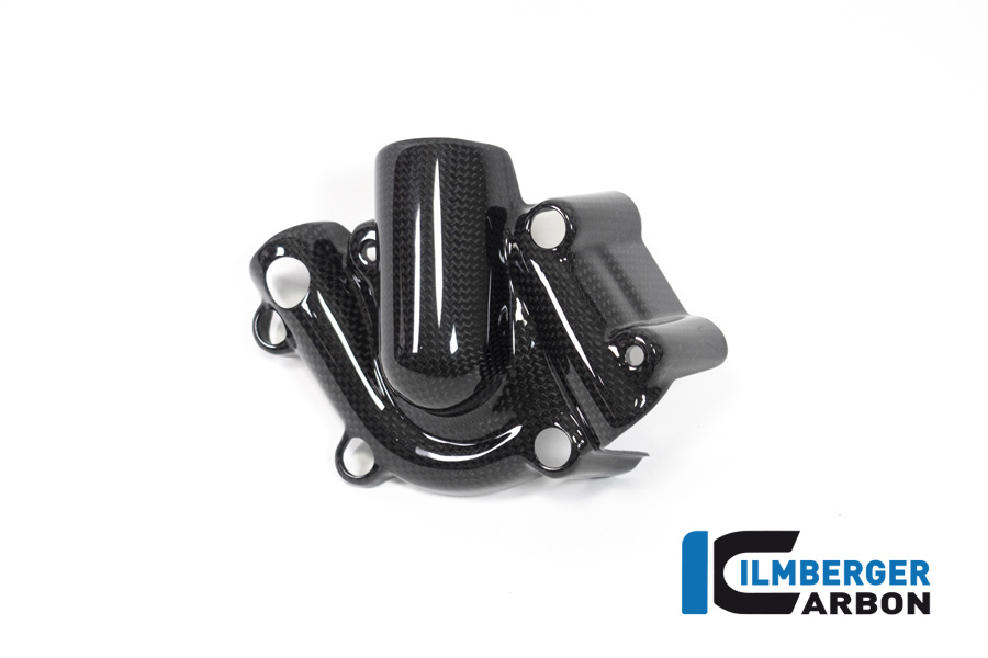 Ilmberger Carbon water-pump cover cover, glossy, Ducati Monster 1200, 1200S 2017-