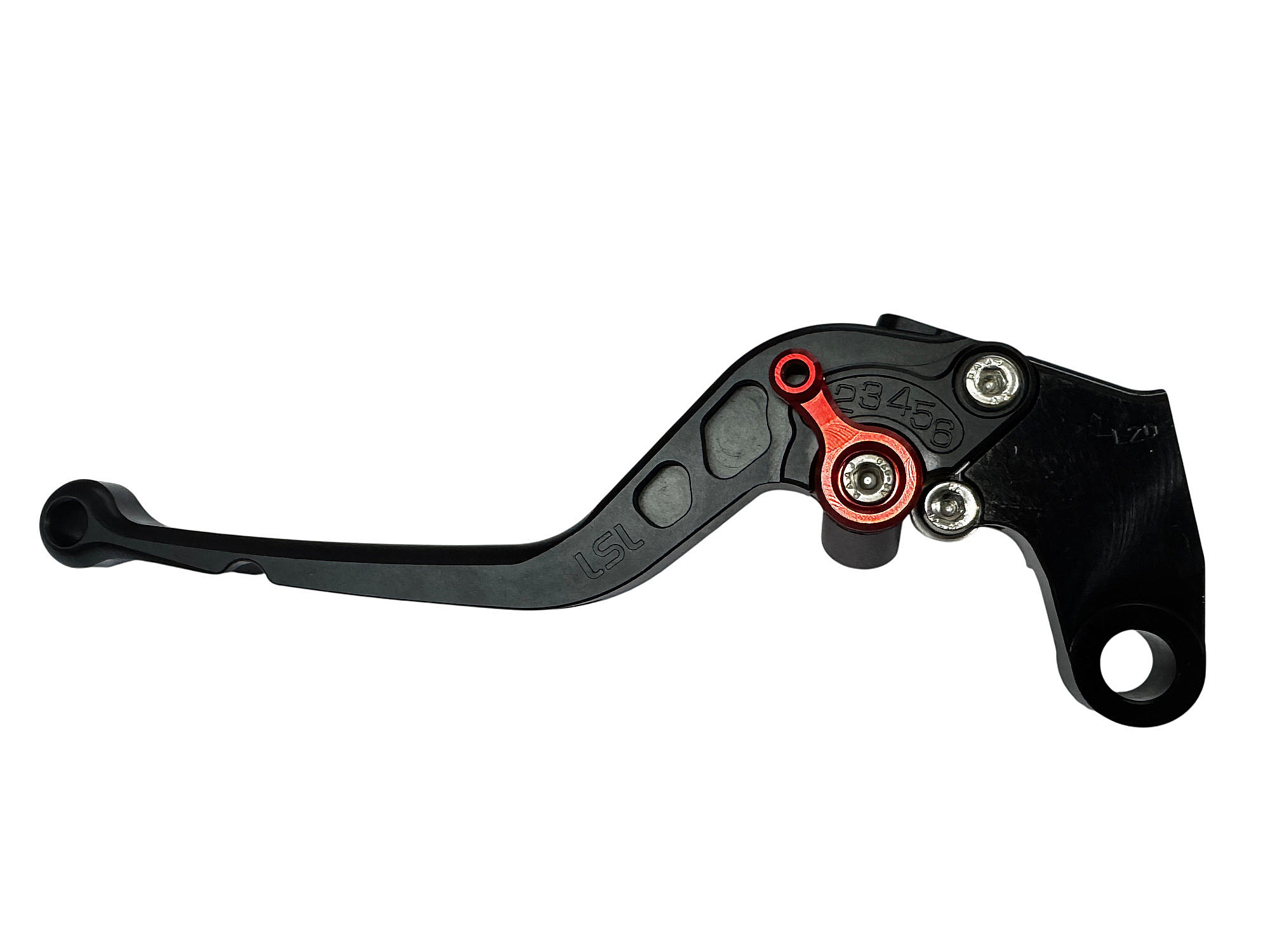 LSL clutch lever Classic L80R, black/red