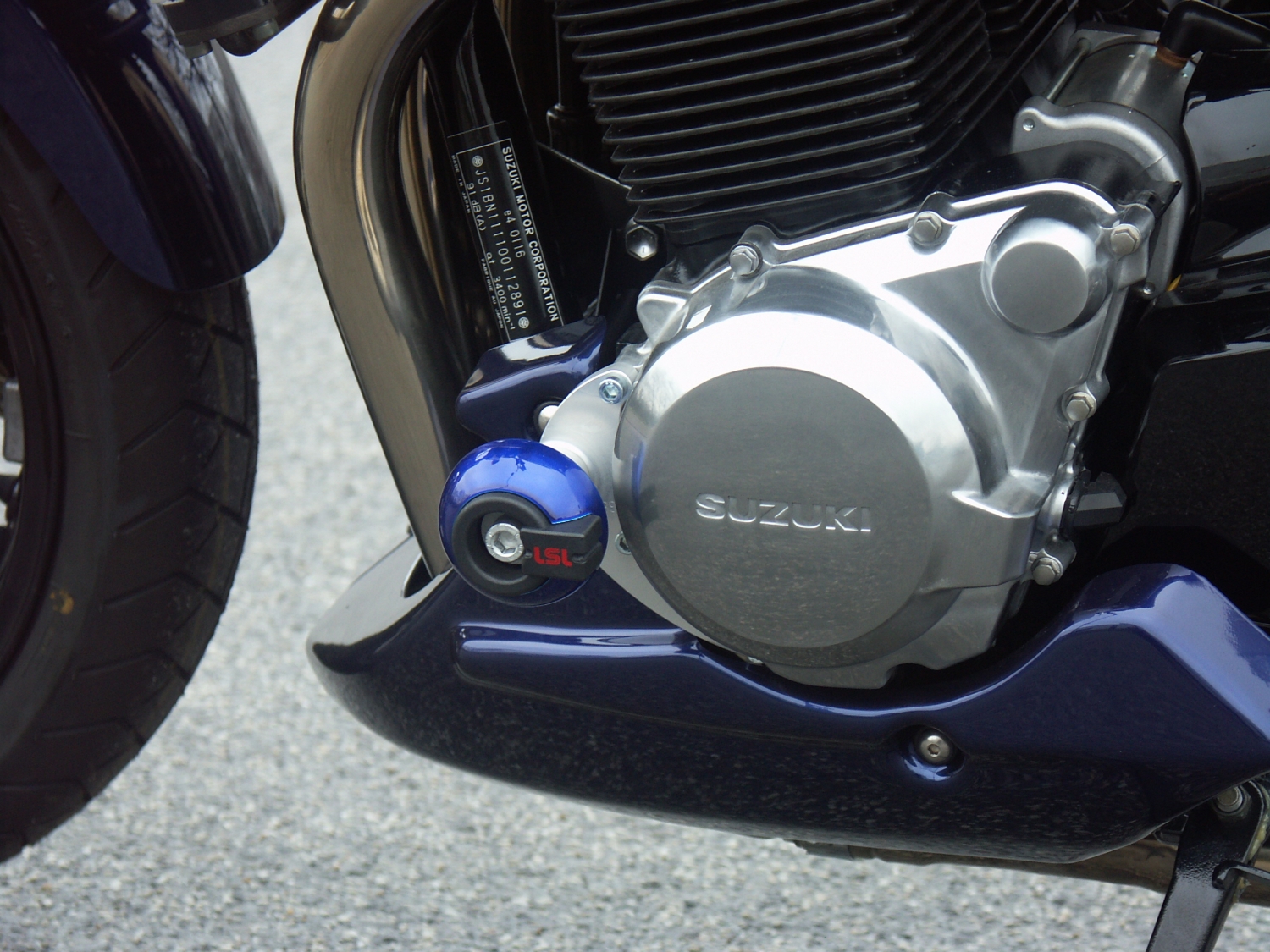 LSL Crash Pad Mounting Kit for Suzuki GSX1400, 2002-