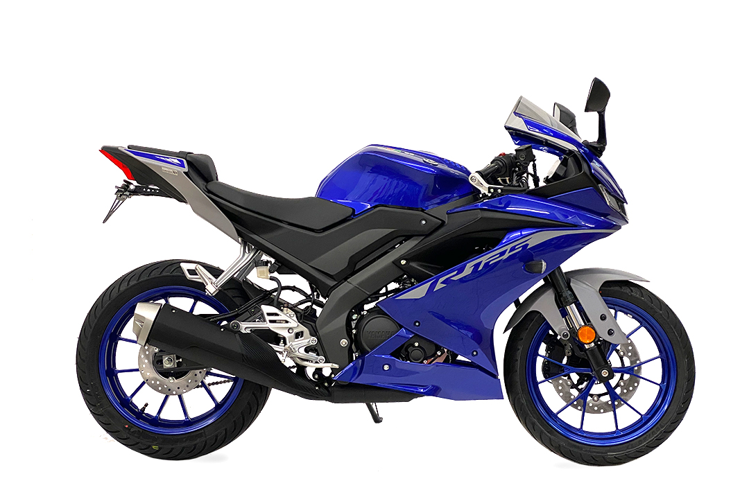alpha Technik Number Plate Holder for Yamaha YZF-R125 / R125 / YZF125-A, from model year 2021 onwards