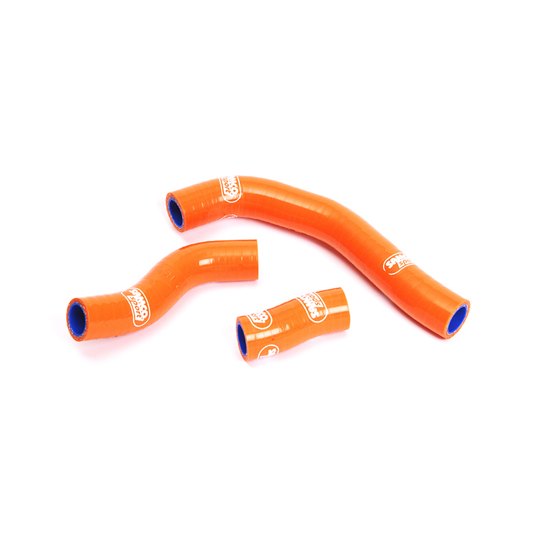 SAMCO SPORT Silicone Hose Kit, Orange, for KTM 450 SXS-F Model Year 2007, 450 SX-F, 450 SMR, 450 XC-F Model Years 2007-2010