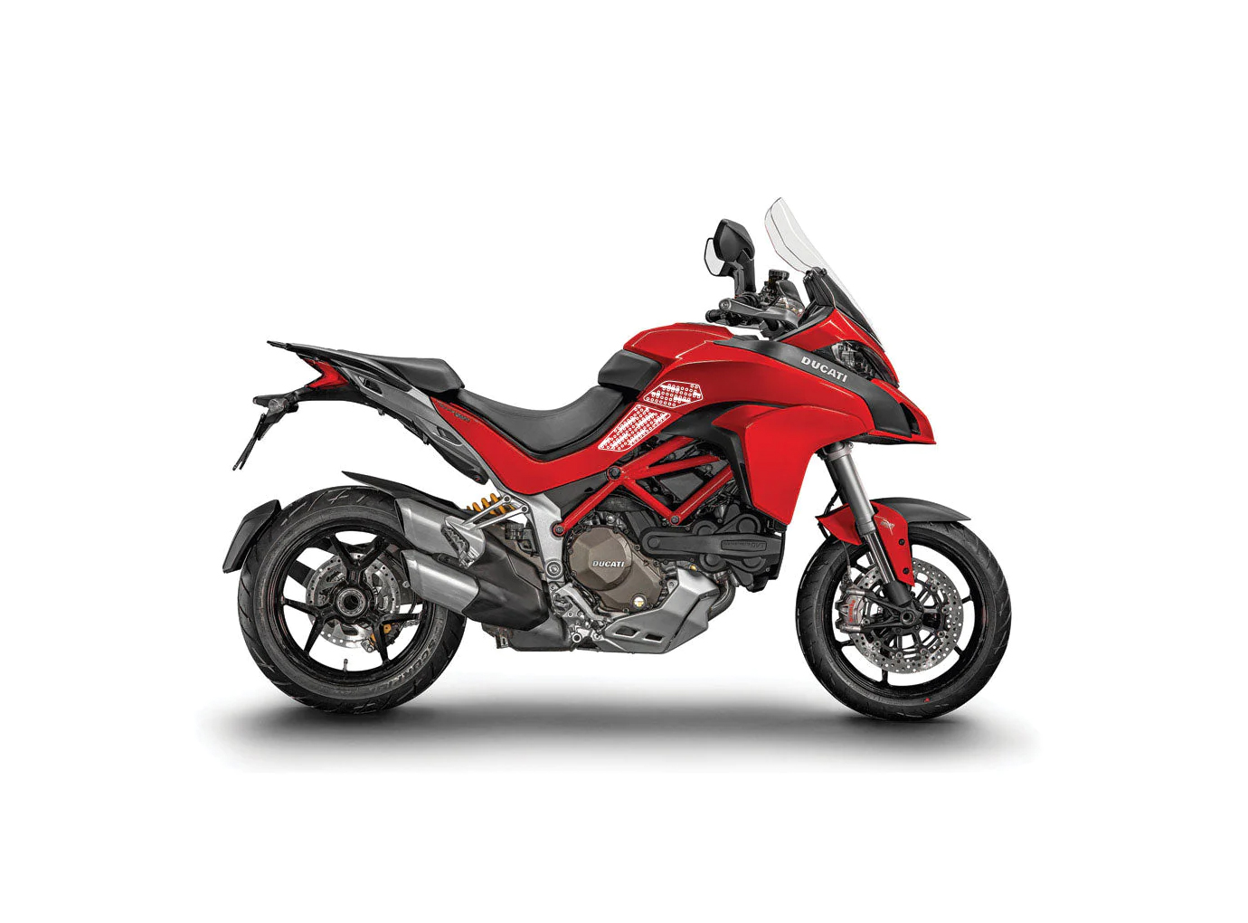 Stompgrip clear, Volcano, for Ducati Multistrada 950/1200/1260