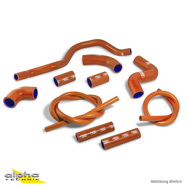 SAMCO SPORT Silicone Hose Kit orange for Aprilia RSV4 (R / RF / RR / Factory), 2009-2025