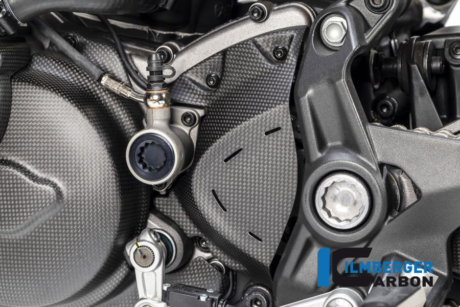 Ilmberger Carbon Sprocket Cover, Matt Ducati Monster 1200, 1200S 2017-