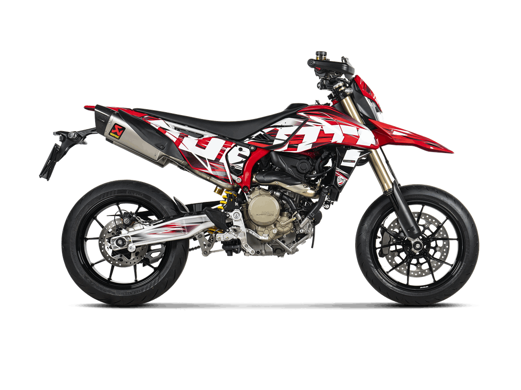 Akrapovic Slip-On Line (Titanium) Exhaust for Ducati Hypermotard 698 Mono / RVE, Model Year 2024-2025