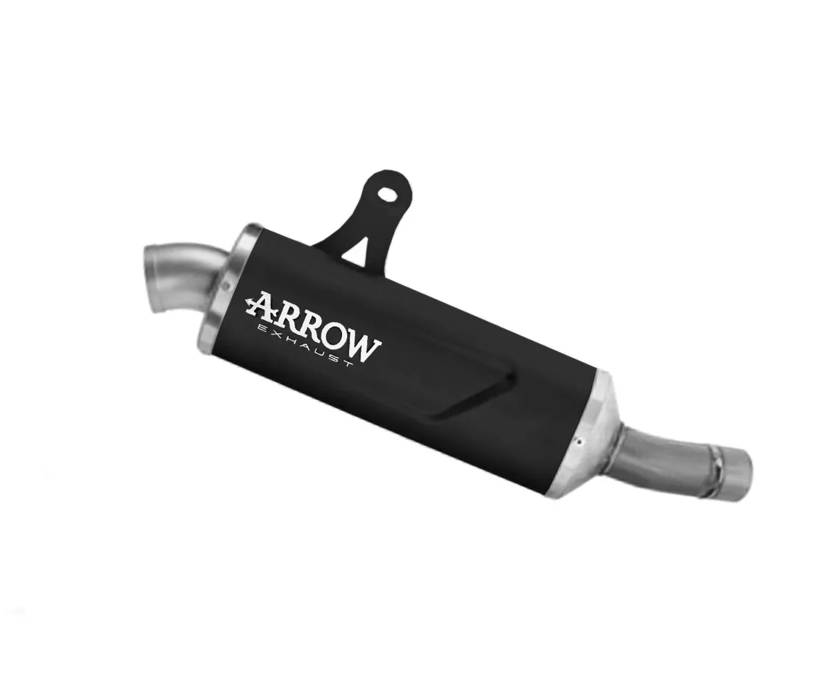 ARROW INDY RACE EVO DARK Aluminium Black Exhaust for Voge DS800X Rally, 2025-