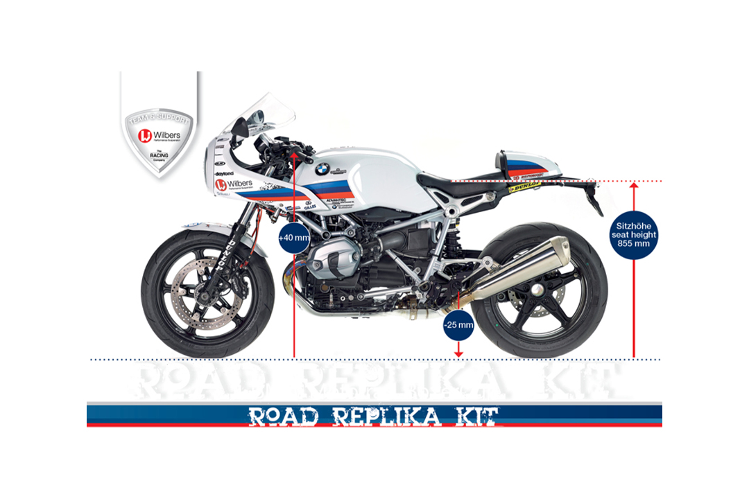 Wilbers BoxerCup Road Replica Kit for BMW R nineT Racer