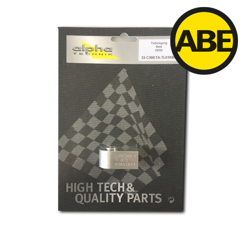 alpha Technik Lowering Kit 55mm for Beta RR50; Type C5; Model Year 2021-