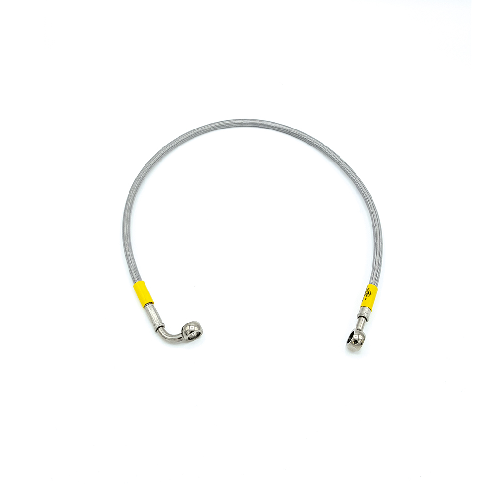 HEL stainless steel braided brake hose rear OEM routing for Triumph Tiger 1050 2010 - 2011, stainless steel