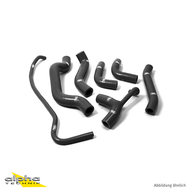 SAMCO SPORT Silicone Hose Kit classic matt black for Ducati Monster 821S EURO 3 Monster 1200S R EURO 3 Model Year 2014-2016