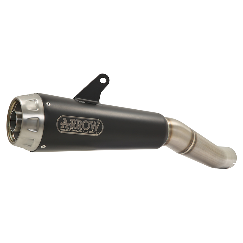 ARROW DARK PRO-RACE Exhaust for Kawasaki Ninja 125 2019-, black stainless steel