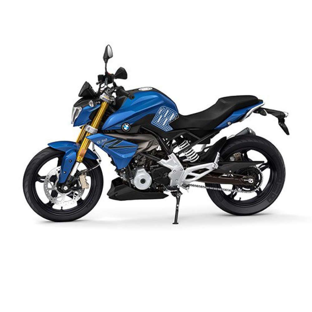 Stompgrip Traction Pads black, for BMW G310R, 2016-2019