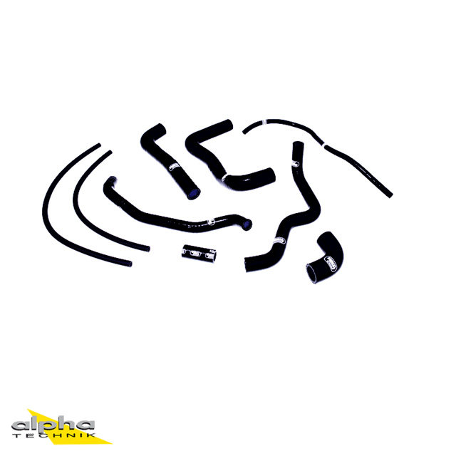 SAMCO SPORT Silicone Hose Kit black for Aprilia RSV1000R Tuono 1000R Factory Model Year 2004-2010