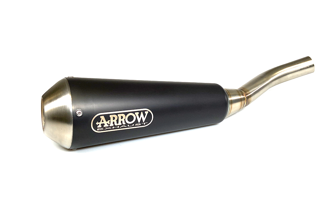 ARROW DARK PRO-RACE Exhaust for Brixton Saxby 250 / Cromwell 250 2020-, black stainless steel