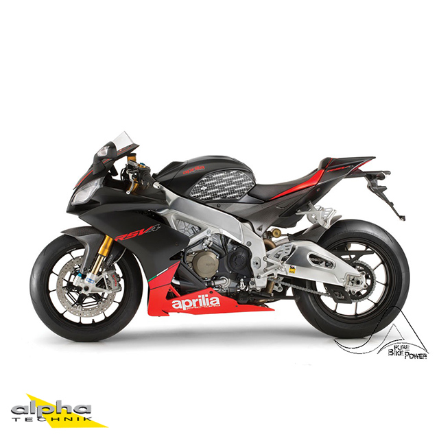 Stompgrip Black, Volcano, for Aprilia Models