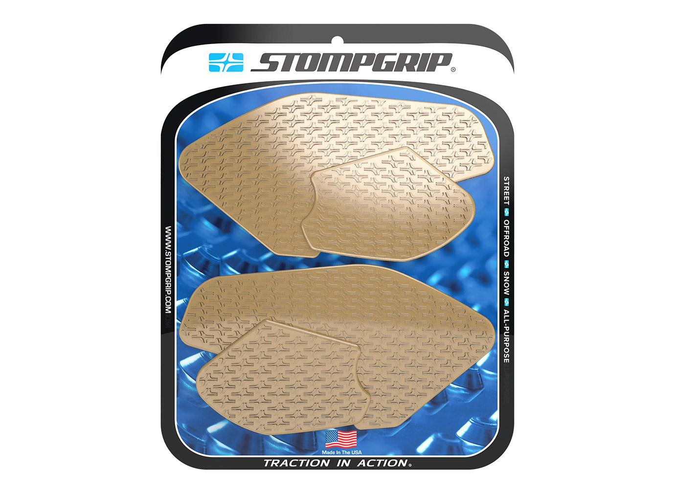 Stompgrip fuel tank Pad clear, Icon, for Yamaha MT-07, 2022-2025