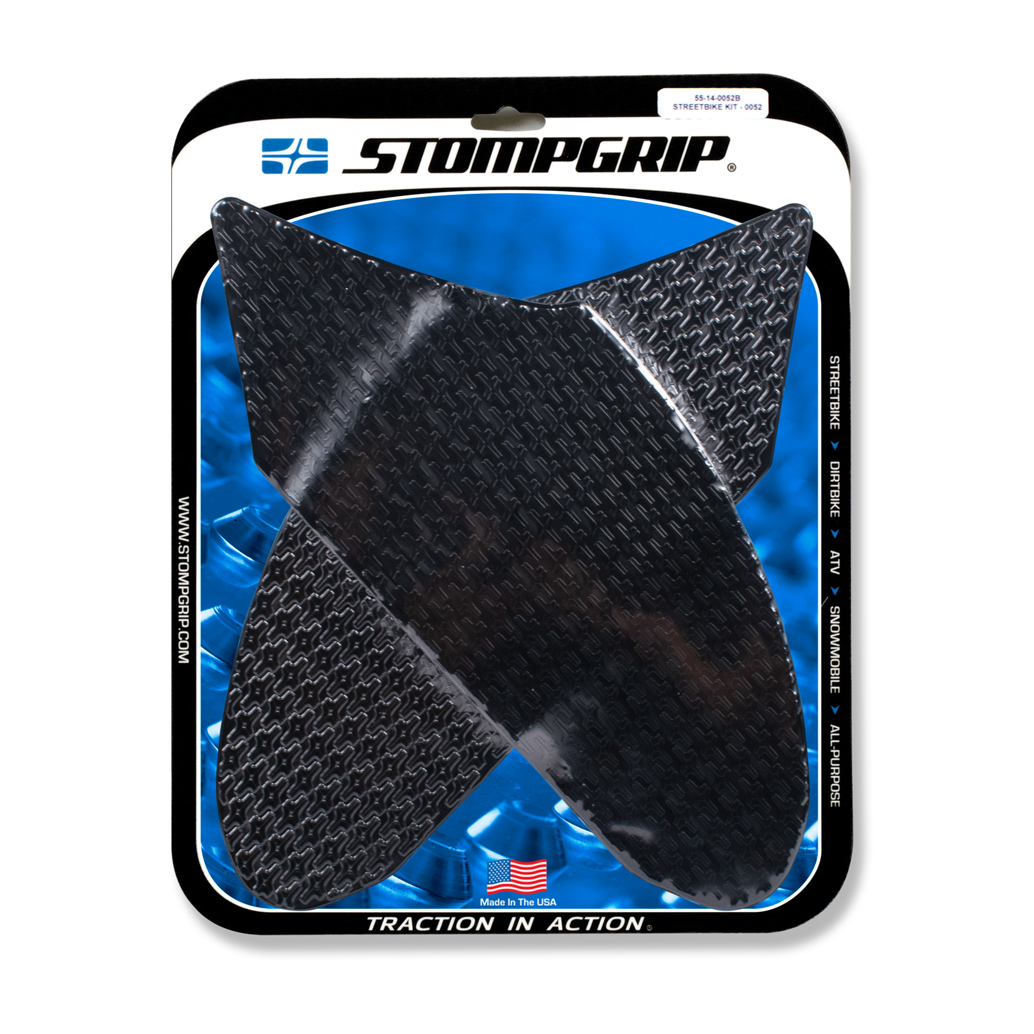 Stompgrip Traction Pads black, for Suzuki GSX-R600, 750, 2006-2007