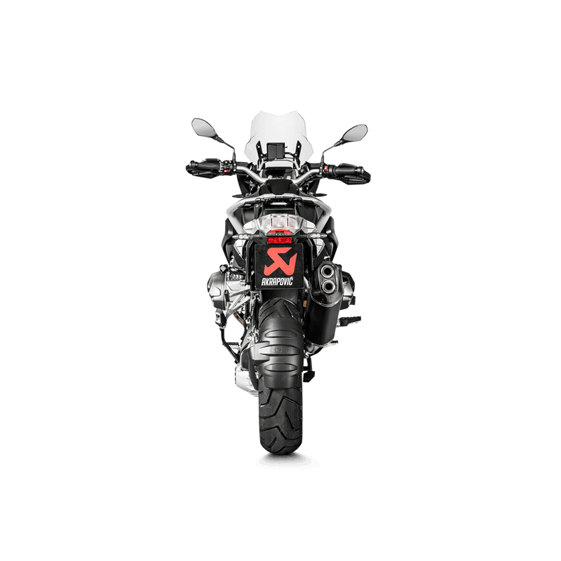 Akrapovic Slip-On Line (Titanium) black exhaust for BMW R 1250 GS and R1250GS ADVENTURE model year 2019-2023